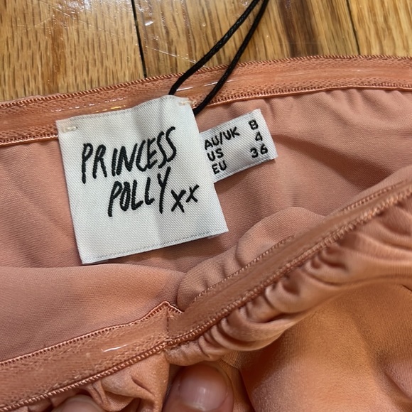 Princess Polly Irena Strapless Mini Dress Dusty Pink - Picture 4 of 7